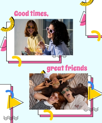 Free Rectangle Polaroid Template to Edit Online