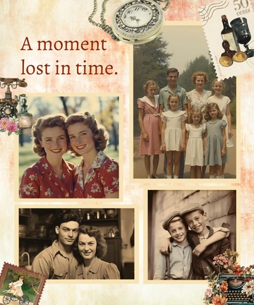 Free Vintage Polaroid Template to Edit Online