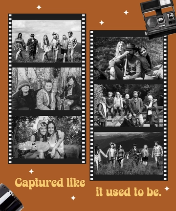 Free Old Polaroid Film Template to Edit Online