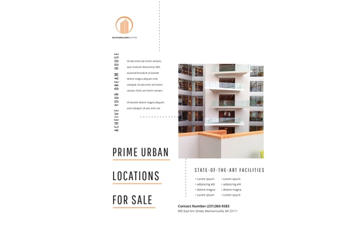 Minimal Real Estate Flyer Template