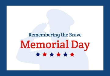 Free Printable Memorial Day Template to Edit Online