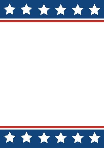 Free Memorial Day Border Template to Edit Online