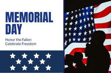 Free Blank Memorial Day Template to Edit Online