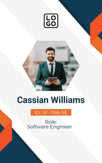 Free Software Employee ID Card Template to Edit Online