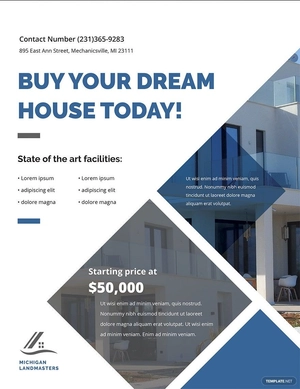 Real Estate Business Flyer Template