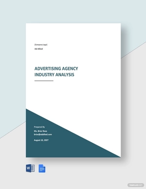 Advertising Agency Industry Analysis Template