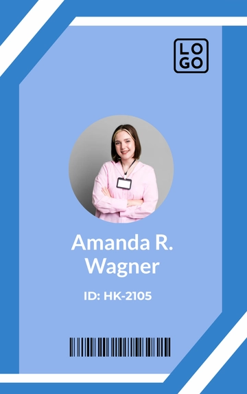 Free Housekeeping Employee ID Card Template to Edit Online