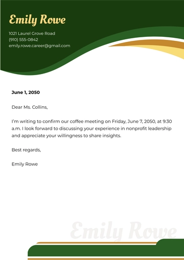 Free Classic Personal Letterhead Template to Edit Online