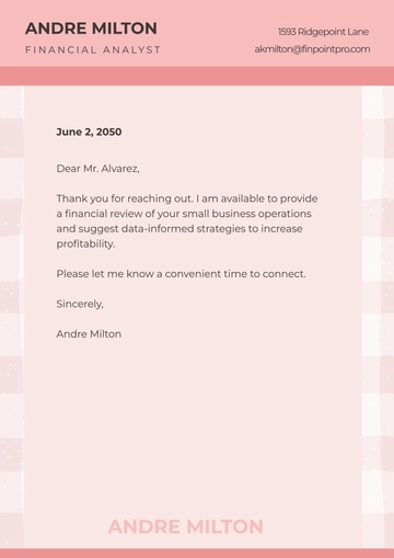 Free Cute Background Personal Letterhead Template to Edit Online
