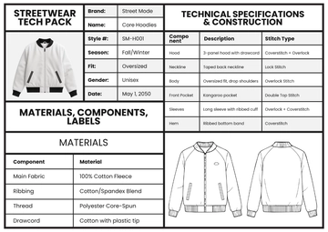 Free Streetwear Tech Pack Template to Edit Online