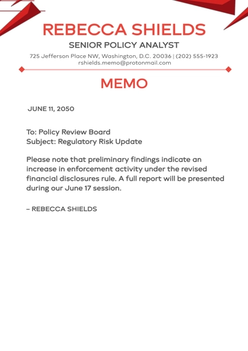 Free Simple Personal Memo Letterhead Template to Edit Online