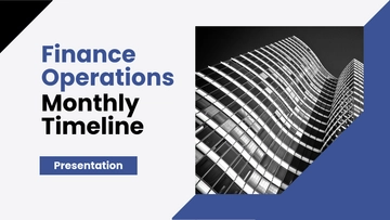 Free Finance Timeline Presentation to Edit Online