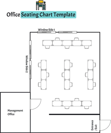 Free Office Seating Chart Template to Edit Online