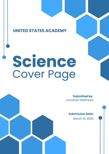 Free Handmade Science Cover Page Template to Edit Online