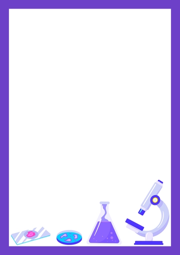 Free Science Border Design Cover Page Template to Edit Online