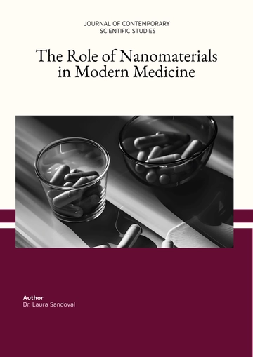 Free Science Article Cover Page Template to Edit Online
