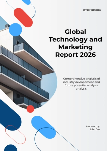 Free Project Report Cover Page Template to Edit Online
