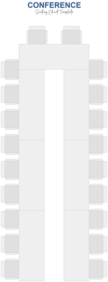 Free Conference Seating Chart Template to Edit Online