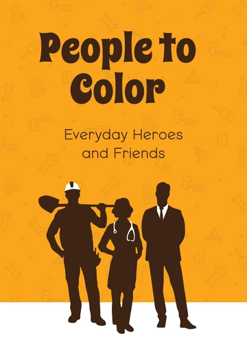 Free Person Coloring Book Template to Edit Online