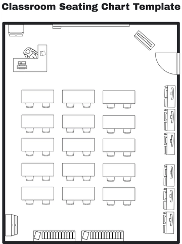 Free Classroom Seating Chart Template to Edit Online
