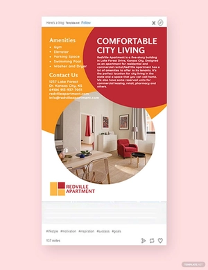 Apartment Rental Tumblr Post Template