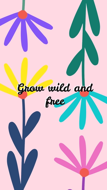 Free Maximalist Floral Wallpaper to Edit Online