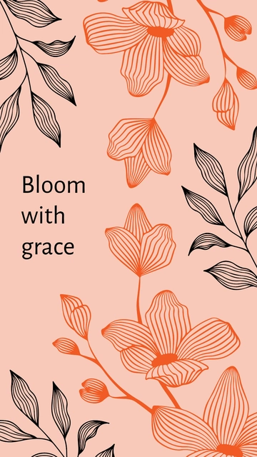 Free Abstract Floral Wallpaper to Edit Online