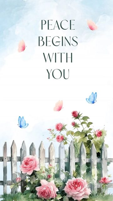 Free Painterly Floral Wallpaper to Edit Online