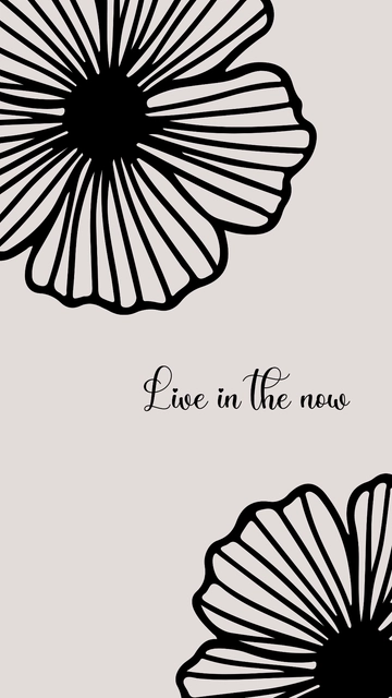 Free Japandi Floral Wallpaper to Edit Online