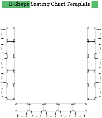 Free U-Shape Seating Chart Template to Edit Online