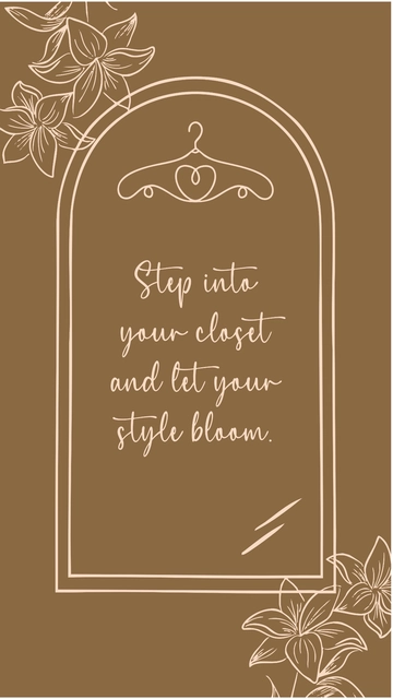 Free Closet Floral Wallpaper to Edit Online