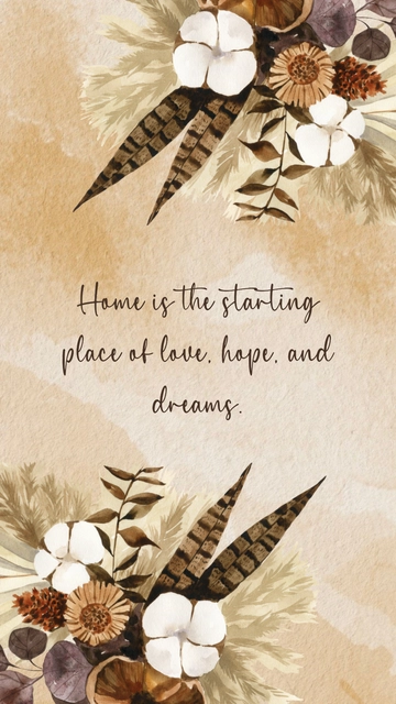 Free Staircase Floral Wallpaper to Edit Online