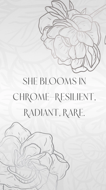 Free Metallic Floral Wallpaper to Edit Online