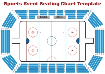 Free Sports Event Seating Chart Template to Edit Online