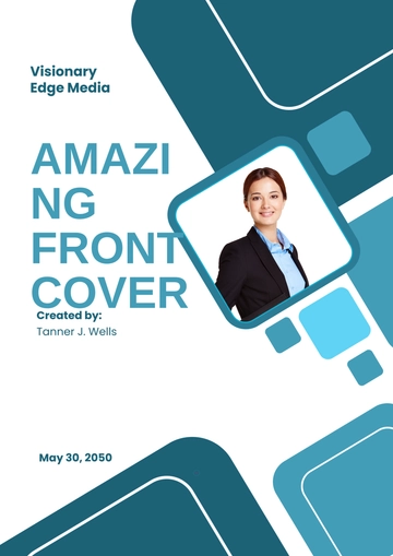 Free Amazing Front Cover Page Template to Edit Online