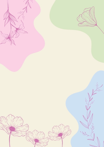 Free Floral Background Front Cover Page Template to Edit Online