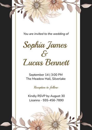 Free Aesthetic Printable Invitation Template to Edit Online