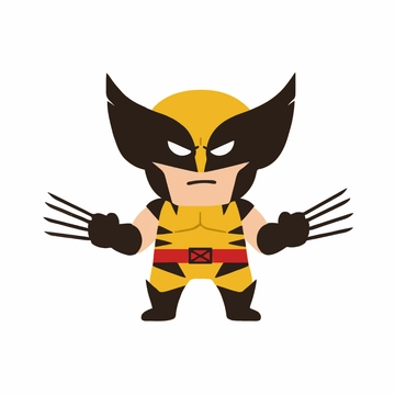 Free Wolverine Character Clipart to Edit Online