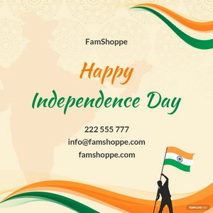 Happy Independence Day Instagram Post Template