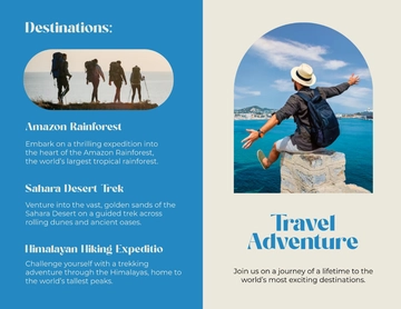 Free Creative One Page Brochure Template to Edit Online