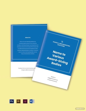 Bifold Marketing Agency Brochure Template