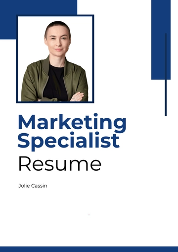 Free Short Resume Cover Page Template to Edit Online
