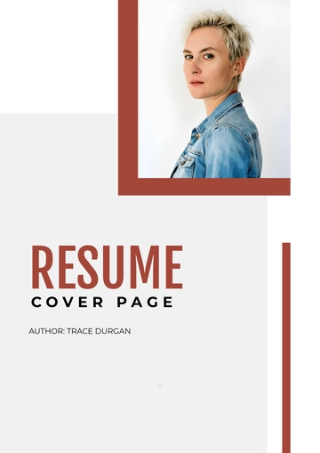 Free One-Page Resume Cover Page Template to Edit Online