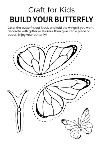 Free Printable Crafts for Kids Template to Edit Online