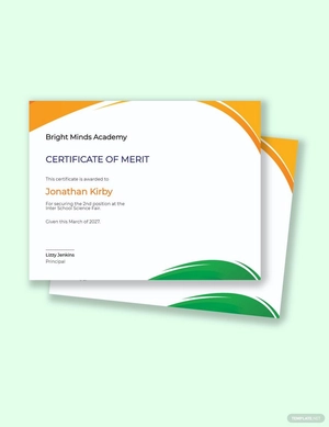 Happy Independence Day Certificate Template