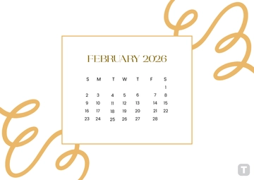 February 2026 Monthly Calendar Template to Download