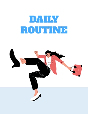 Free Printable Daily Routines Template to Edit Online