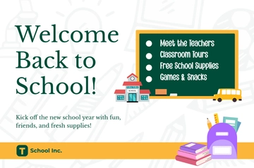 Free Back To School Printable Template to Edit Online