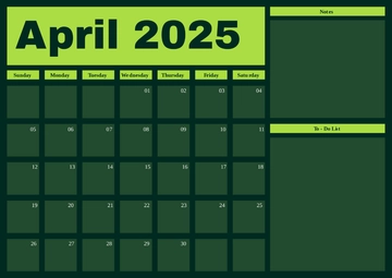Free April 2026 Calendar Template to Edit Online