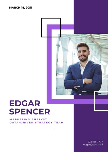 Free Purple Job Resume Cover Page Template to Edit Online